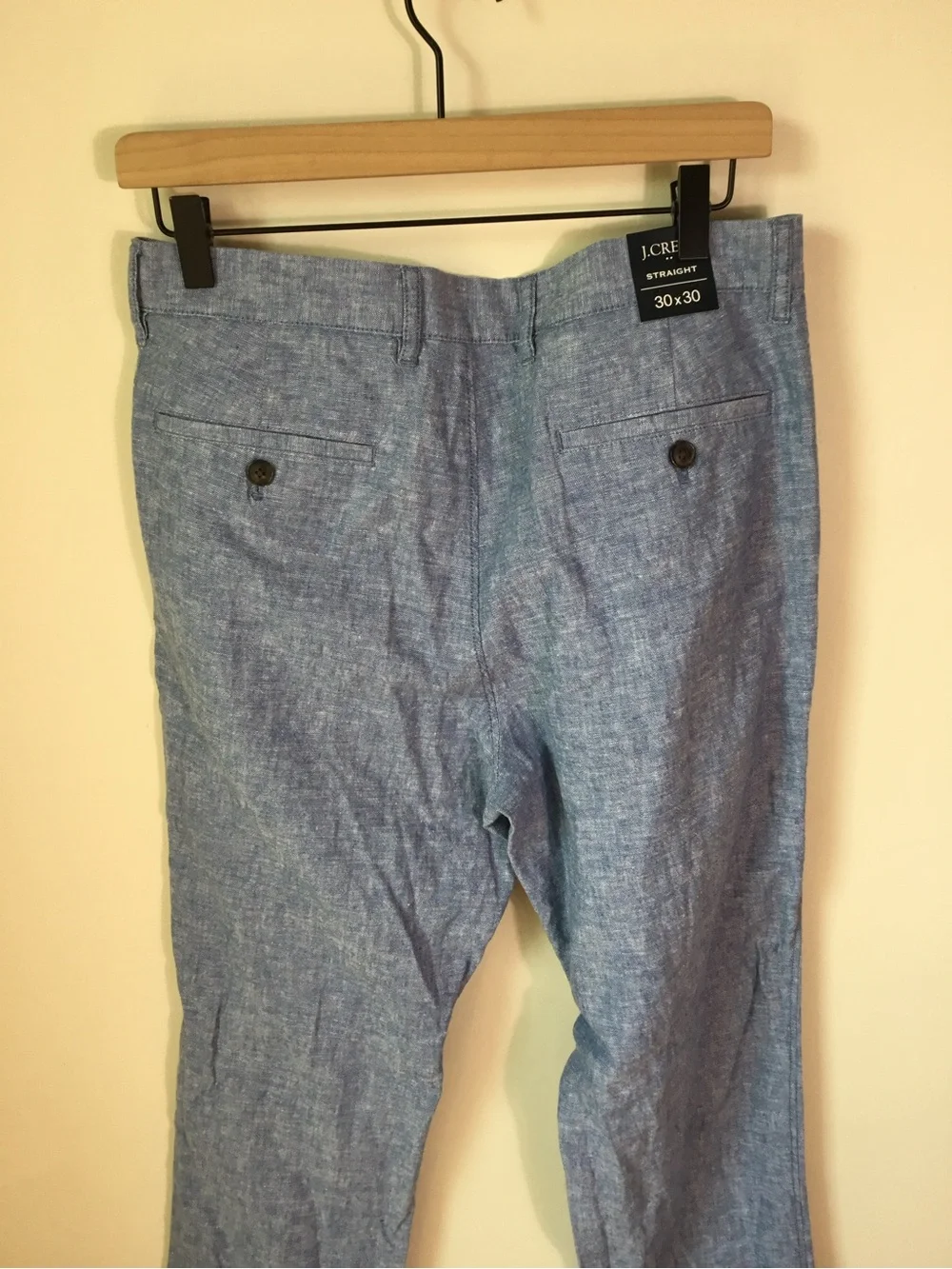 J. Crew Factory Men's Linen Blend Straight Fit Pants NWT
